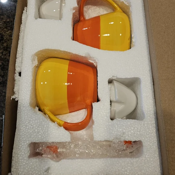 Mr. Halloween Candy Corn Mugs - Picture 3 of 9